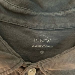 J Crew Garment Dyed Cotton Polo Shirt